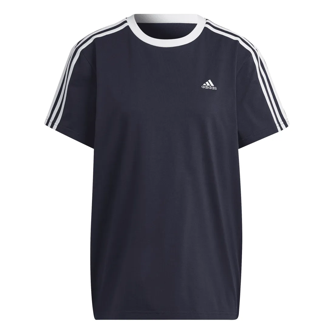 ADIDAS ESSENTIALS 3-STRIPES WOMEN'S T-SHIRT BLUE