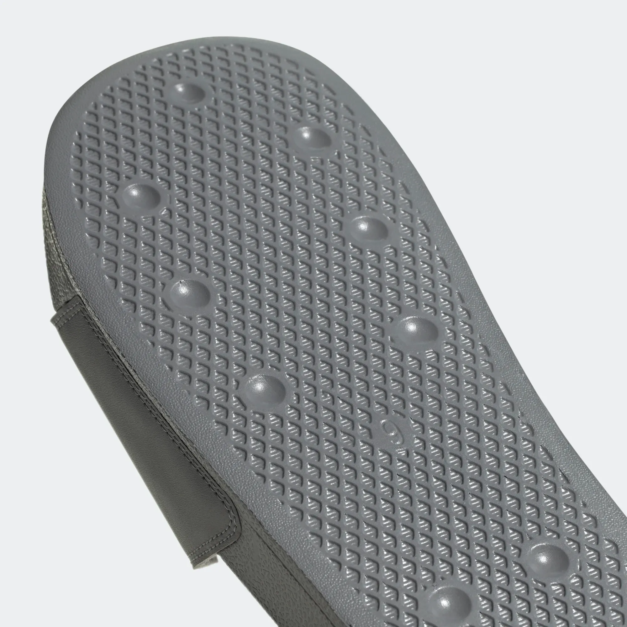 Adidas Men's Adilette Lite Slides - Grey Three / Cloud White