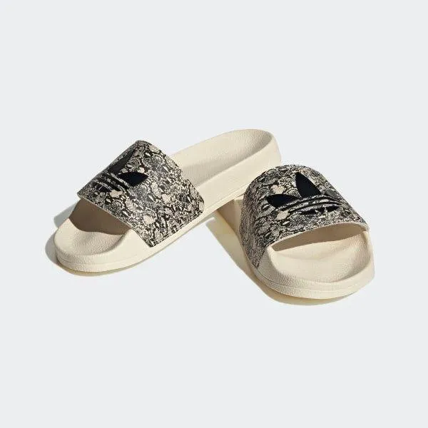 Adidas Women's Adilette Slides - Wonder White / Core Black