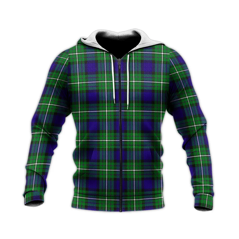 Alexander Tartan Knitted Hoodie