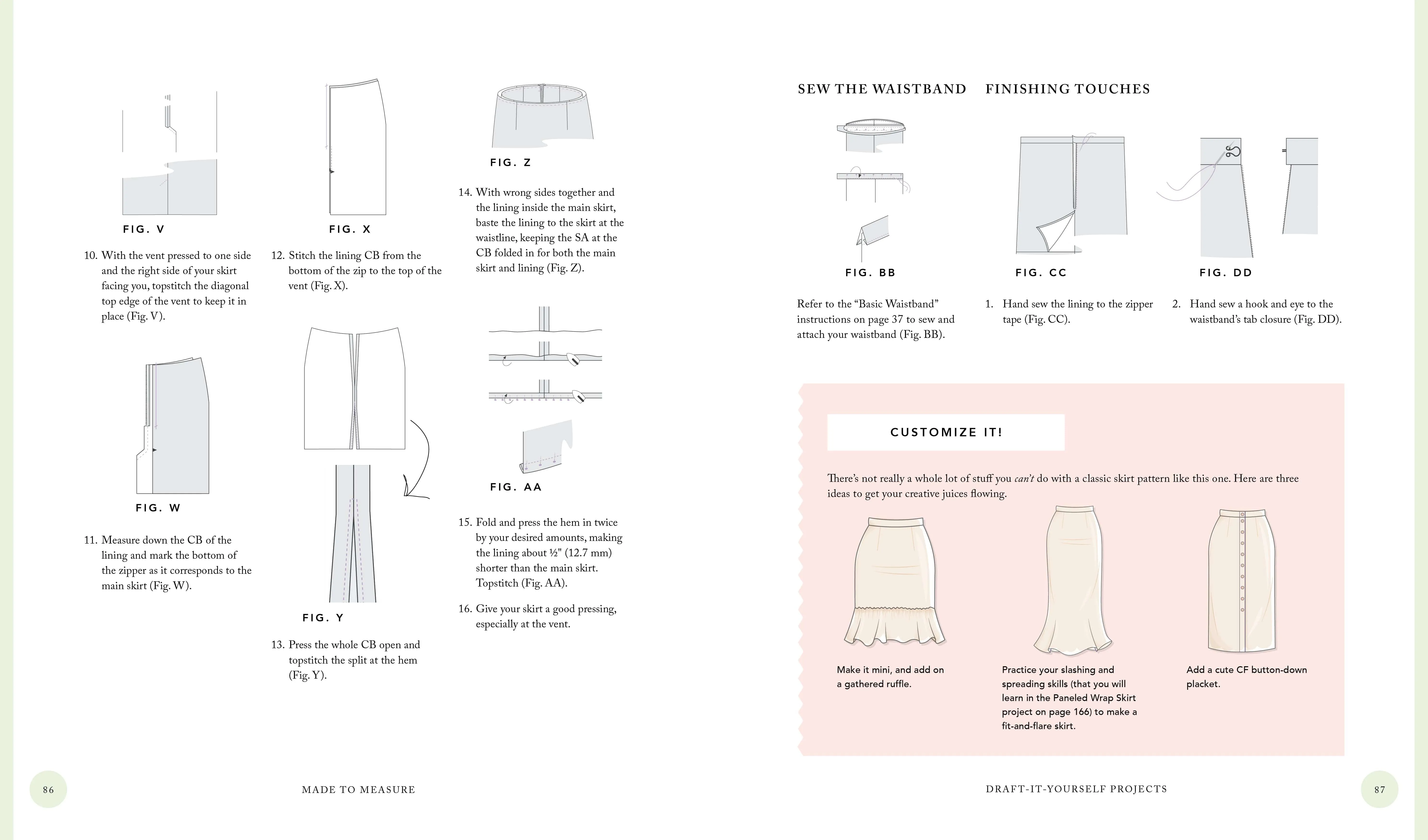 An Easy Guide to Drafting and Sewing a Custom Wardrobe - 16 Pattern-Free Projects - Elisalex Jewell