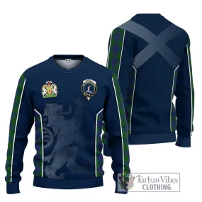 Barclay Tartan Ugly Sweater with Family Crest and Lion Rampant Vibes Sport Style