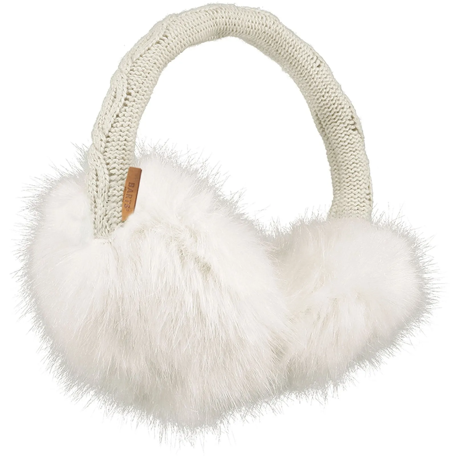 Barts Womens Faux Fur Cable Knit Earmuffs