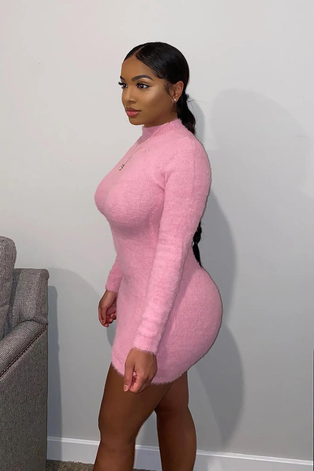 Beverly Hills Babe Dress - Pink