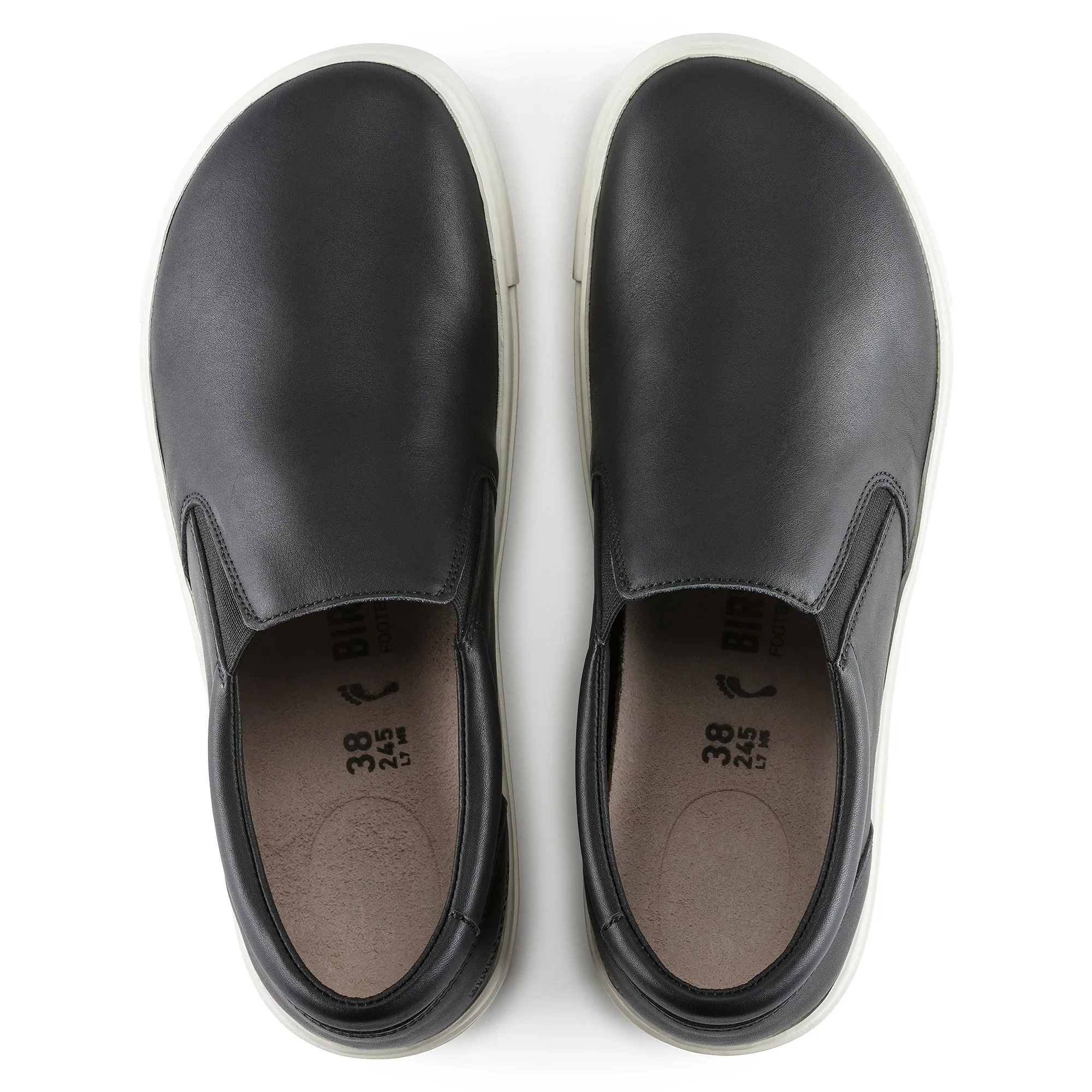 Birkenstock Oswego Leather Color: Black (MEDIUM/NARROW WIDTH)