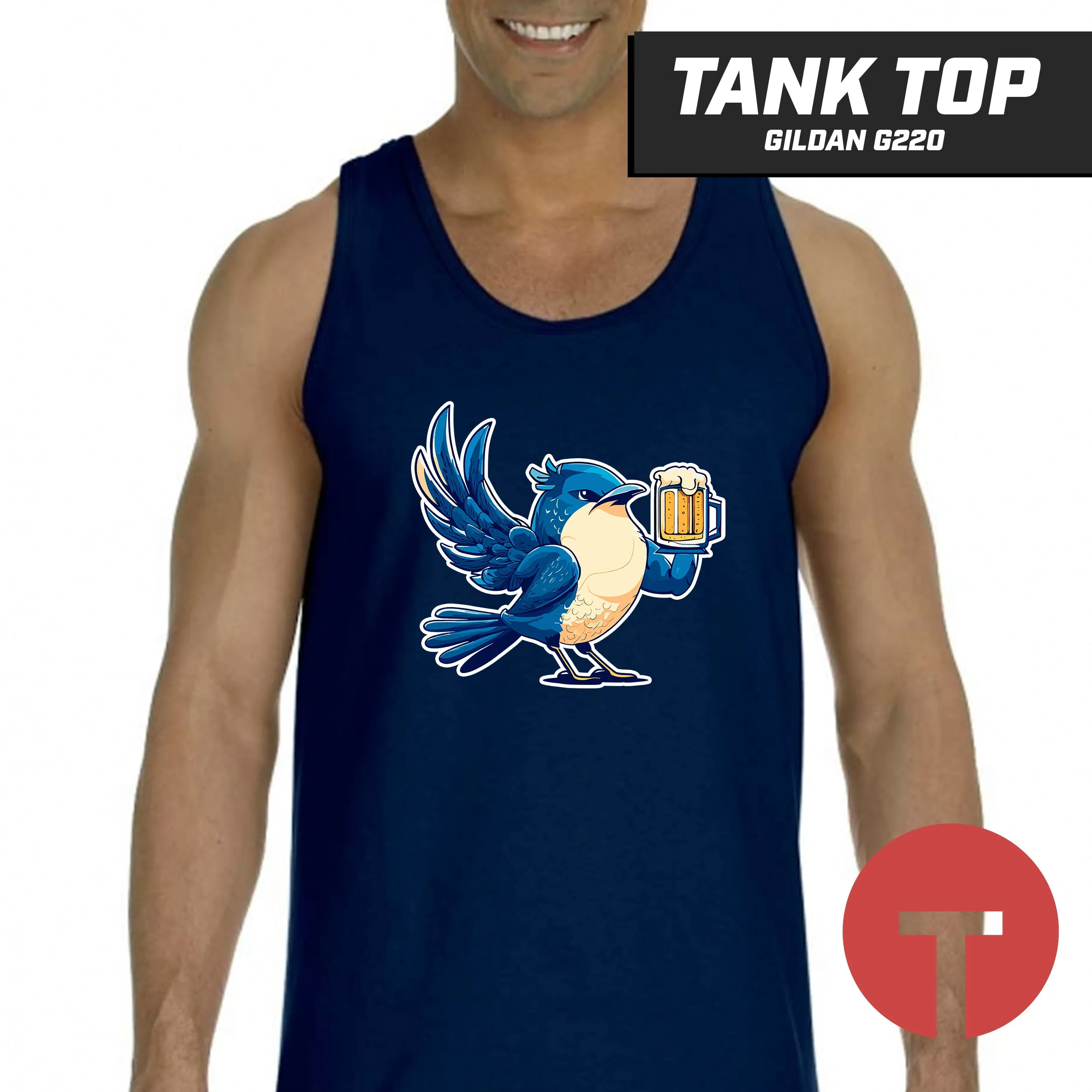 Bluebirds - Tank Top Gildan G220