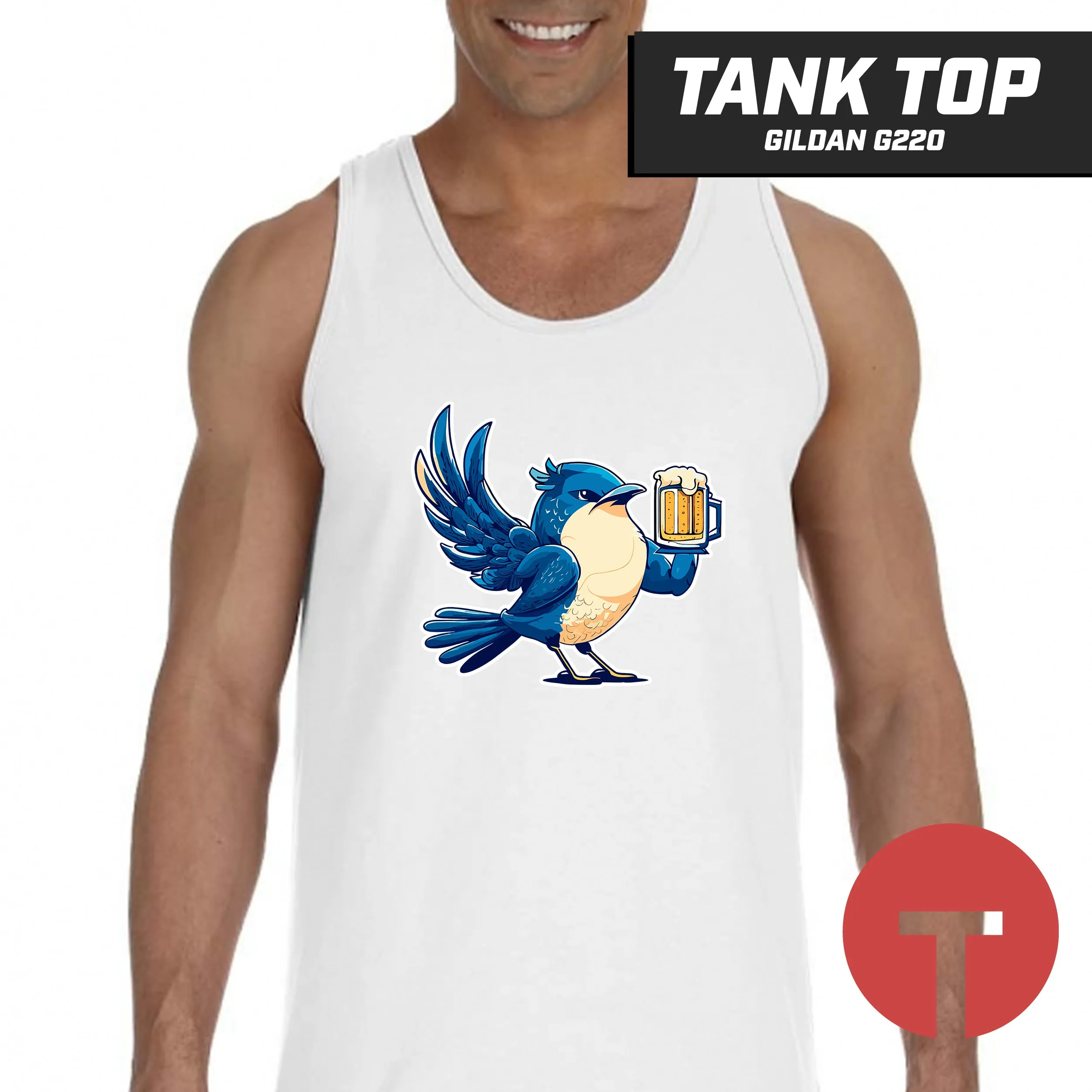 Bluebirds - Tank Top Gildan G220