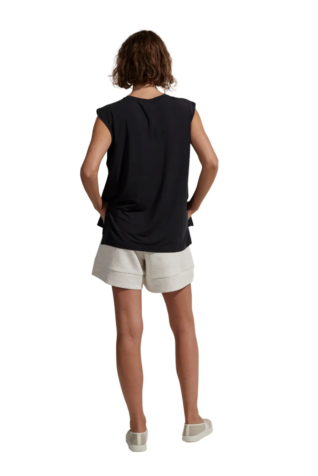 Calgary Boxy Tank Black