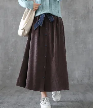 Casual Cotton loose fitting Women's Skirts DZA2006131