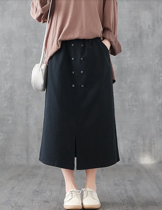 Casual Cotton loose fitting Women's Skirts DZA2006134