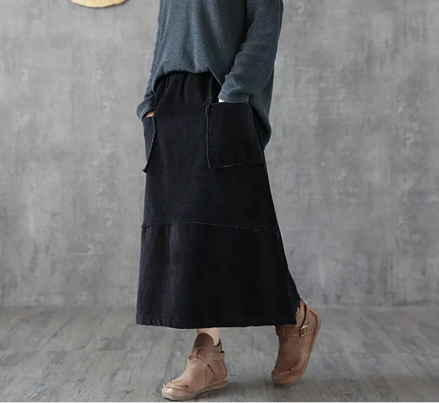 Casual Cotton  loose fitting Women's Skirts  DZA200614