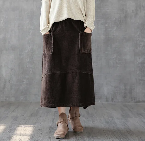 Casual Cotton  loose fitting Women's Skirts  DZA200614