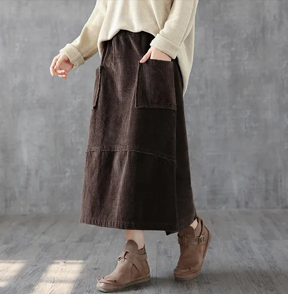 Casual Cotton  loose fitting Women's Skirts  DZA200614