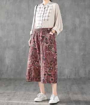 Casual Linen loose fitting Women's Skirts DZA2007127