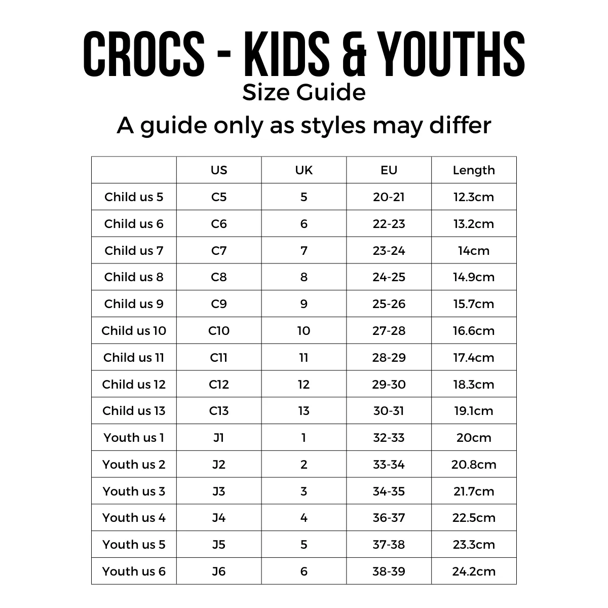 Crocs Kids - Classic Clog Moss Green - Junior Youths Sizes