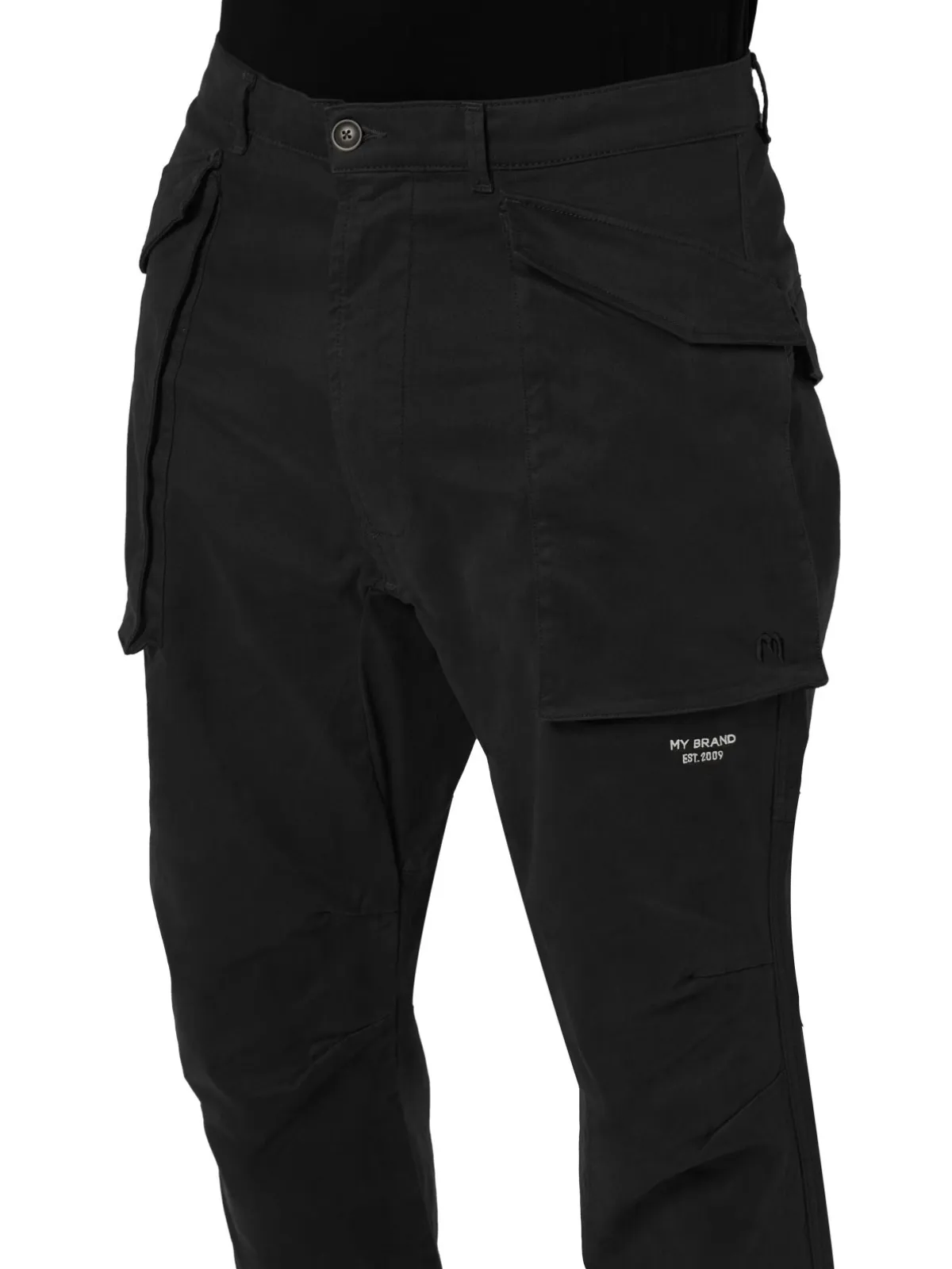 DUNDER BOLD POCKET CARGO PANT | BLACK