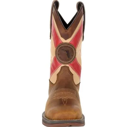 DURANGO MEN'S REBEL FLORIDA STATE FLAG WESTERN BOOT #DDB0233