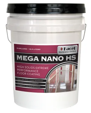 Facet Mega Nano High Solids Extreme Performance Coating with Patented Nano-Zinc Technology, Five Gallons