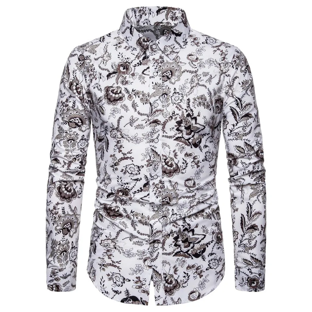 Funki Buys | Shirts | Men's Long Sleeve Luxurious Designer Shirt