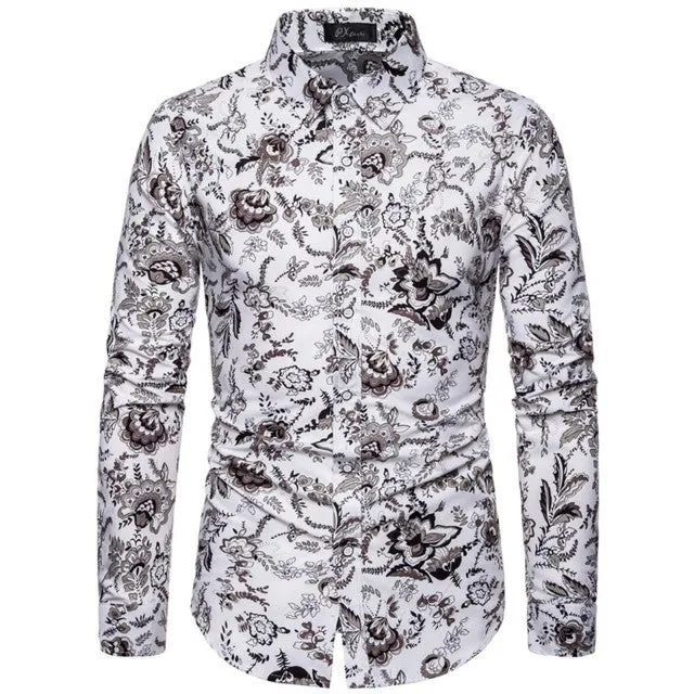 Funki Buys | Shirts | Men's Long Sleeve Luxurious Designer Shirt