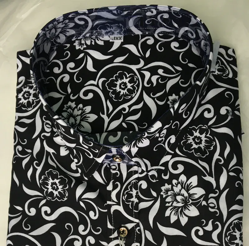 Funki Buys | Shirts | Men's Long Sleeve SlimFit Floral Dress Shirt