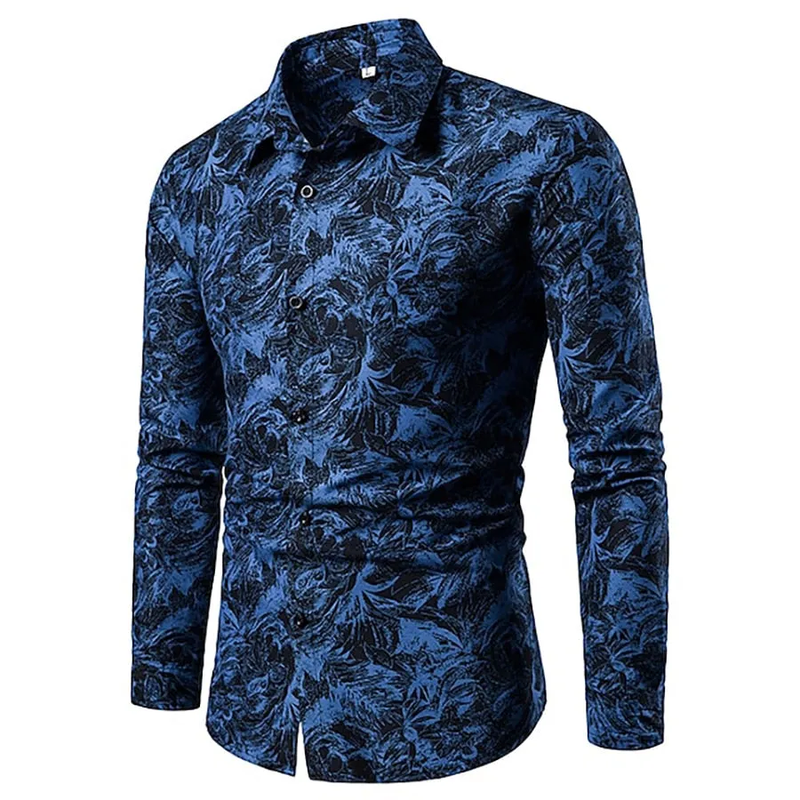 Funki Buys | Shirts | Men's Long Sleeved Dress Shirt | Slim Fit