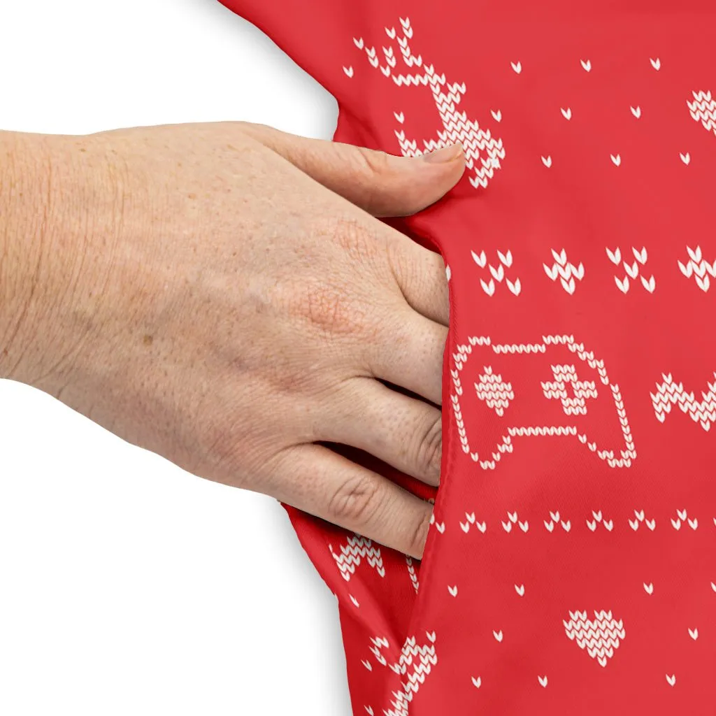 Gamer Christmas Sweater Dress