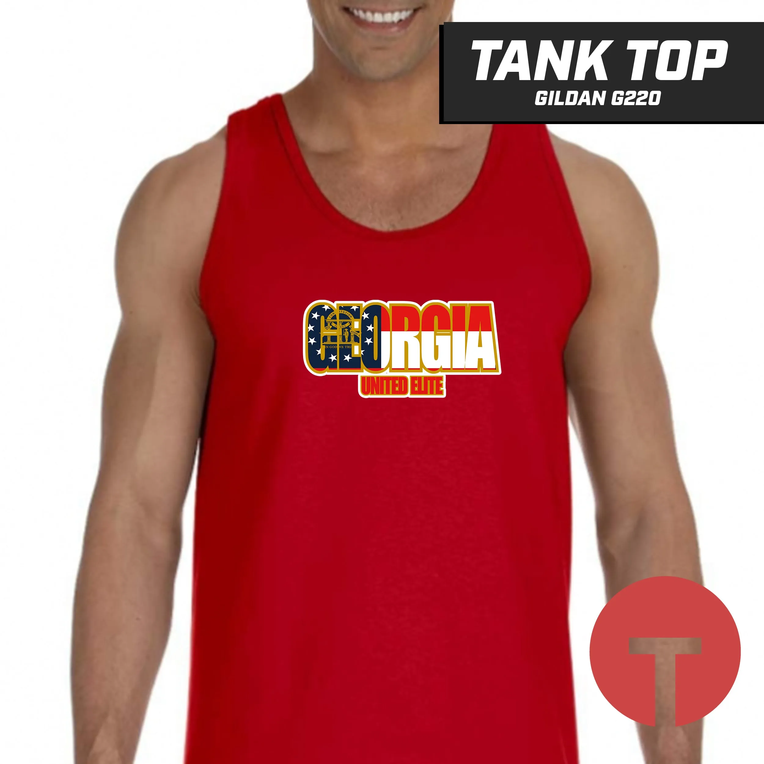 Georgia United Elite - LOGO 1 - Tank Top Gildan G220