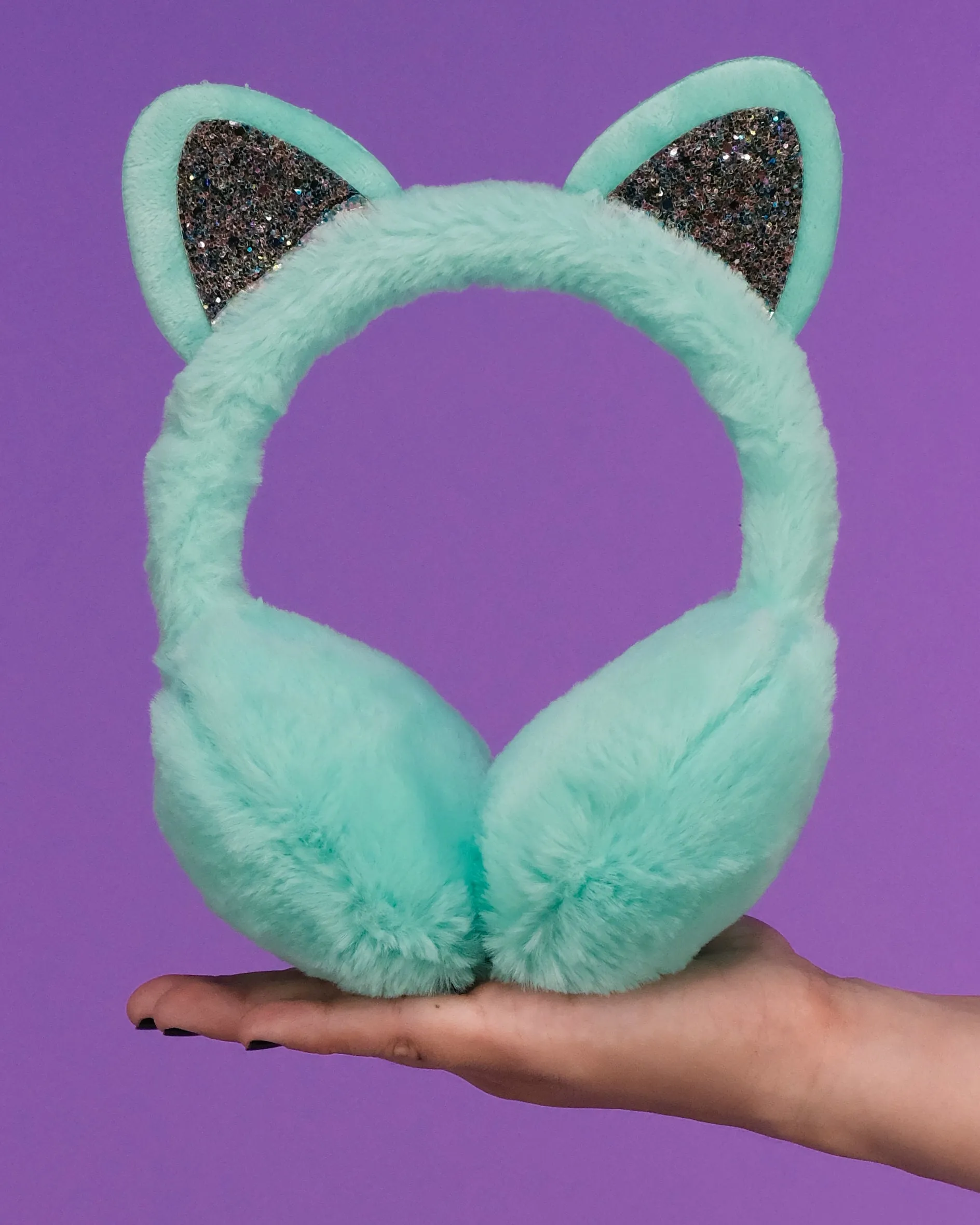 Glitter Kitty Earmuffs