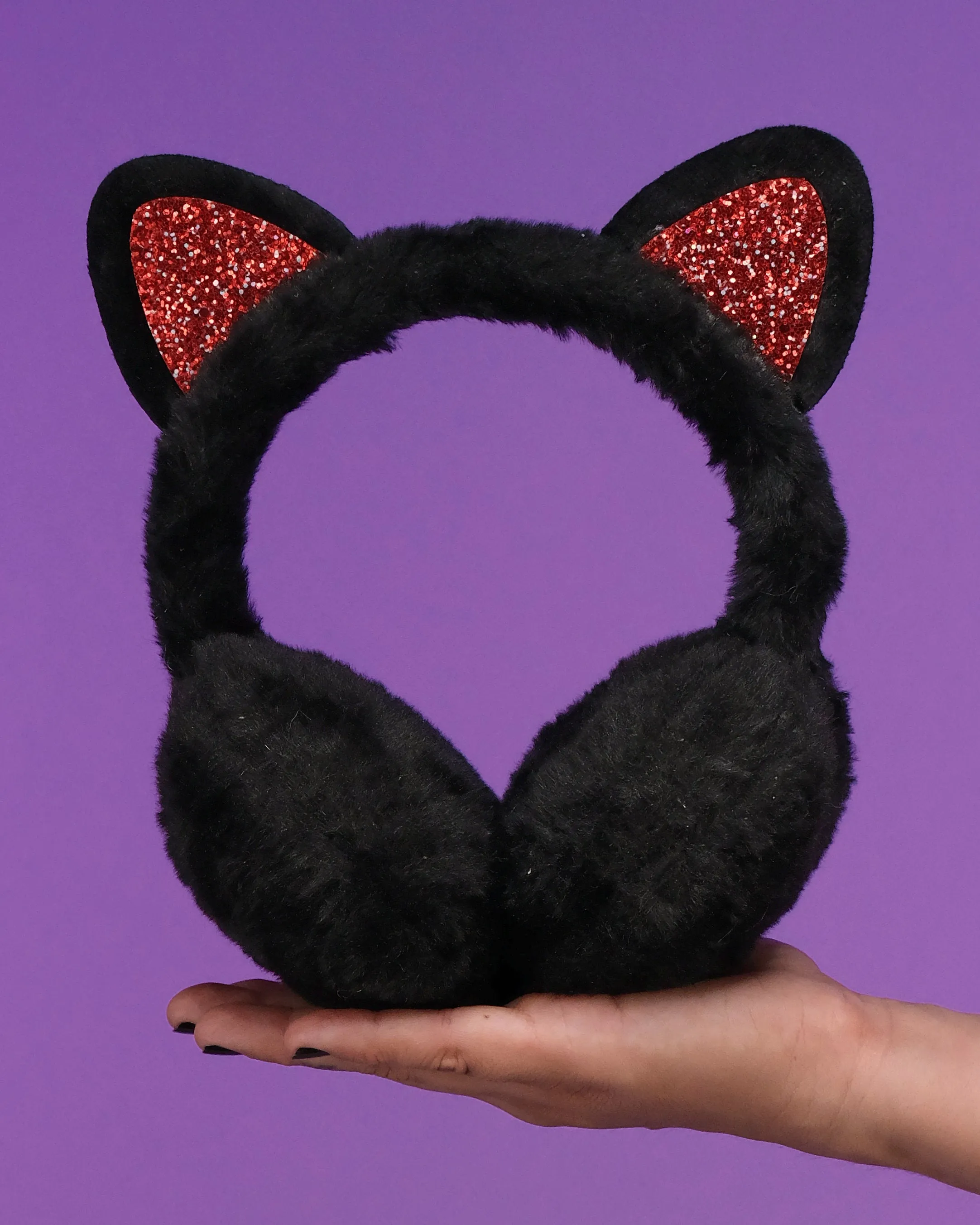 Glitter Kitty Earmuffs