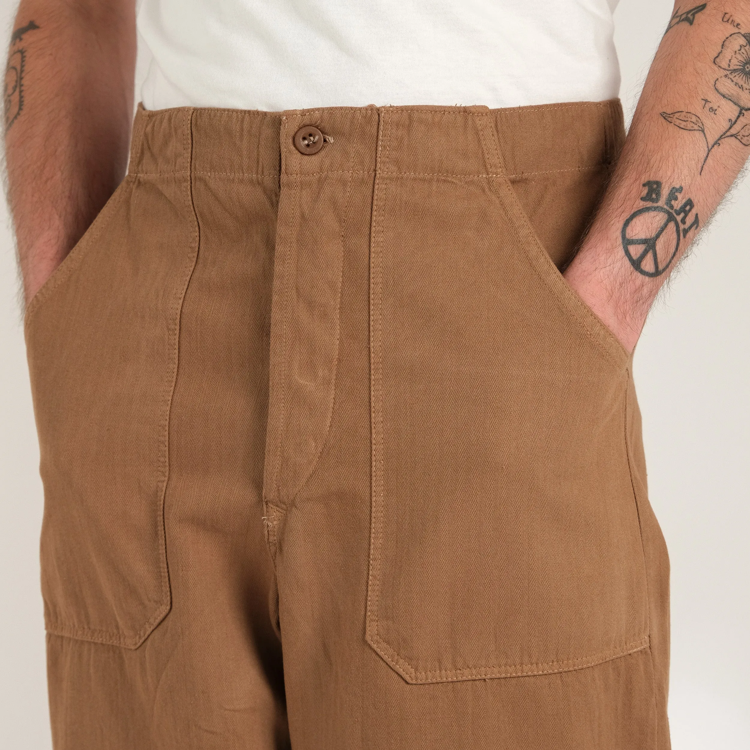 HBT BROWN CARGO PANTS