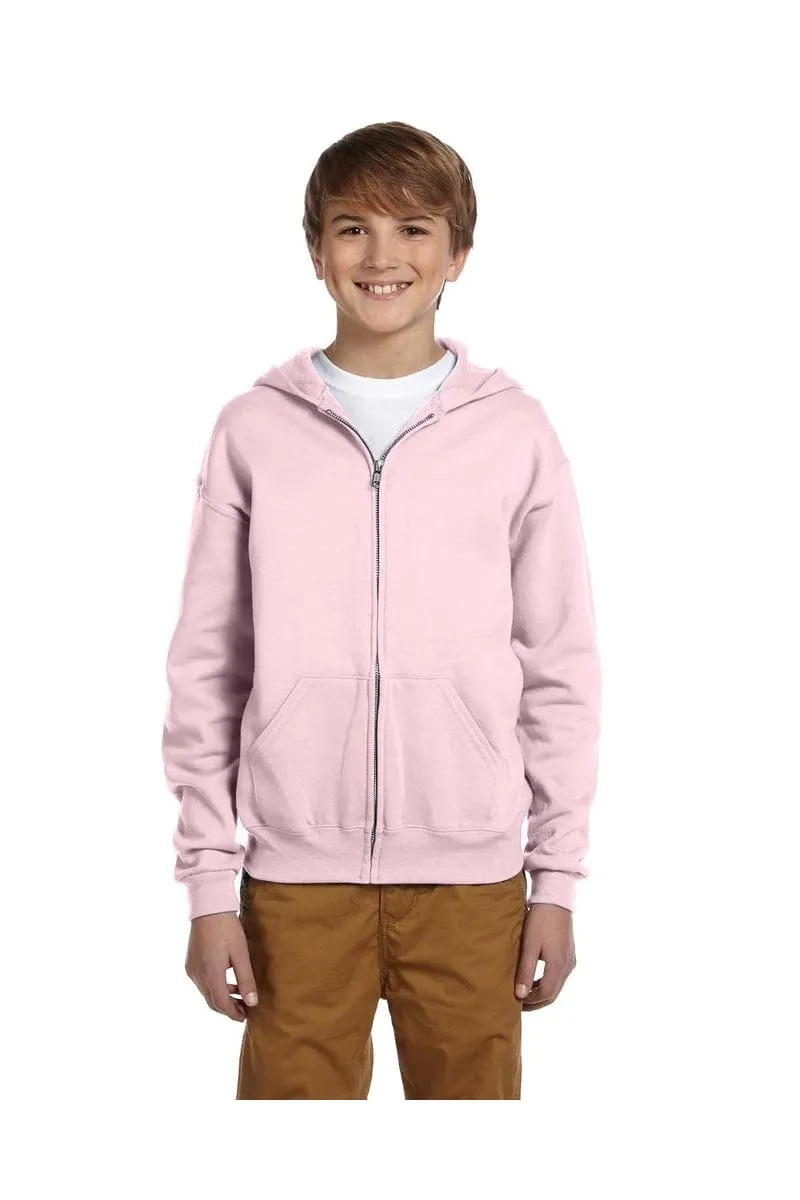 JERZEES 993B: Youth Wholesale Full-Zip Hooded Sweatshirt