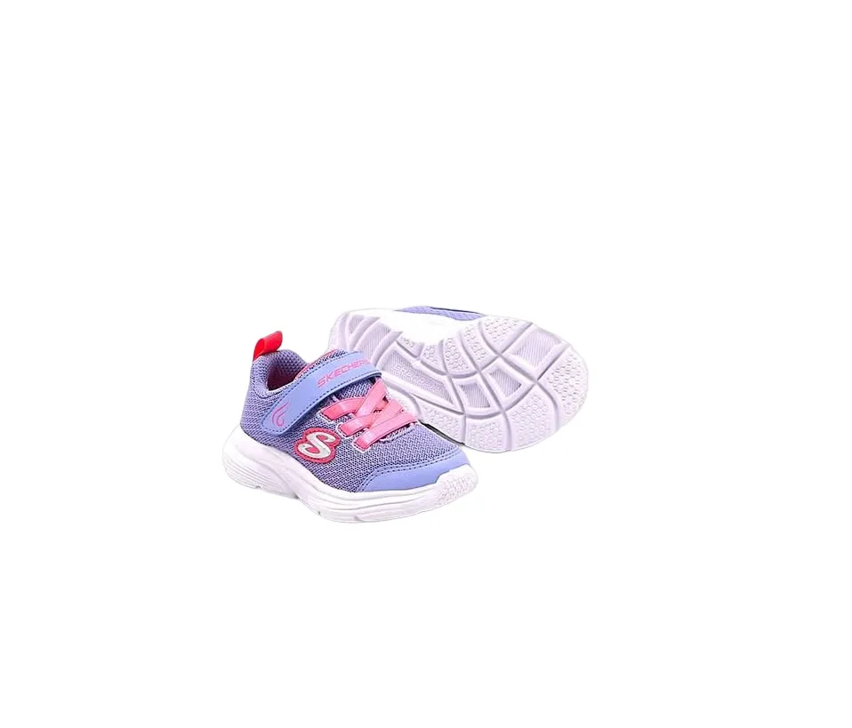 Kids Skechers Wavy Lites - Blissfuly Free Periwinkle Infant Girls Sneakers