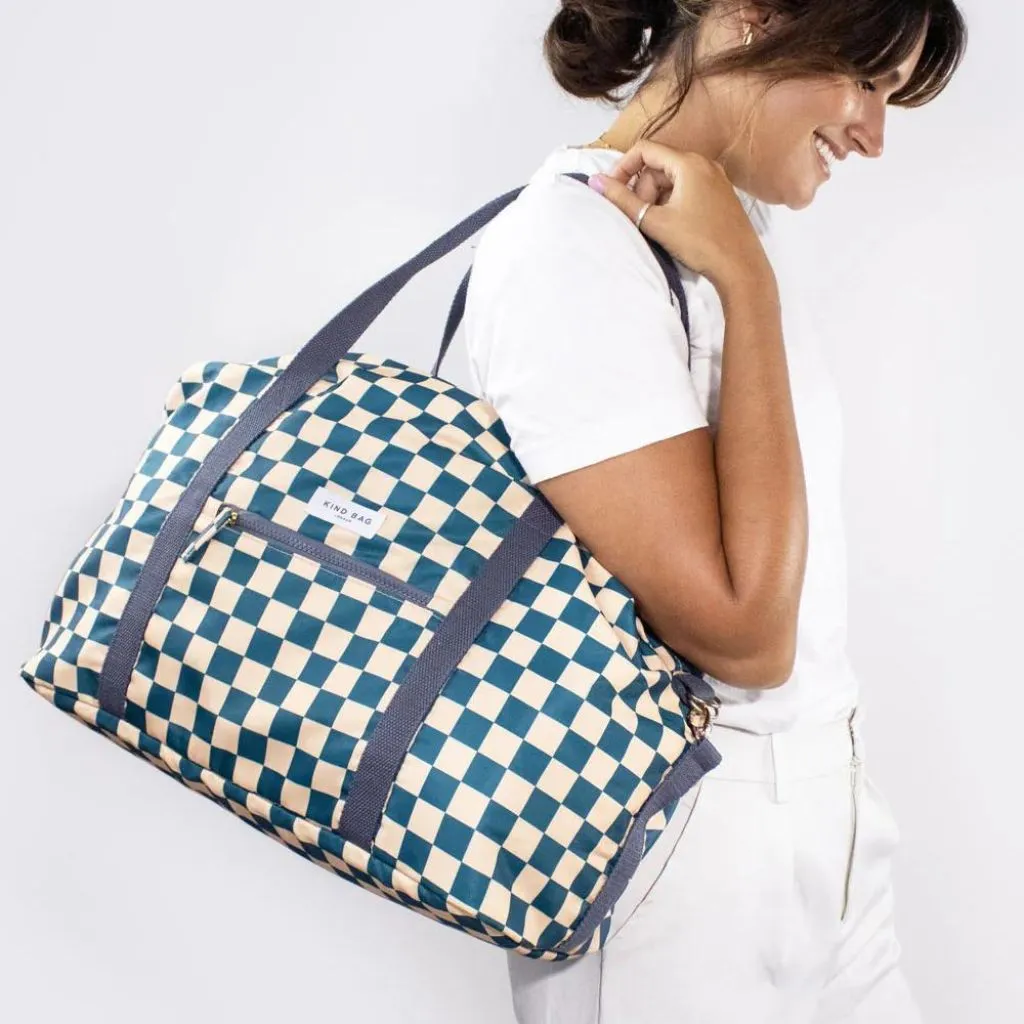 Kind Bag Weekend Duffel Holdall - Checkerboard