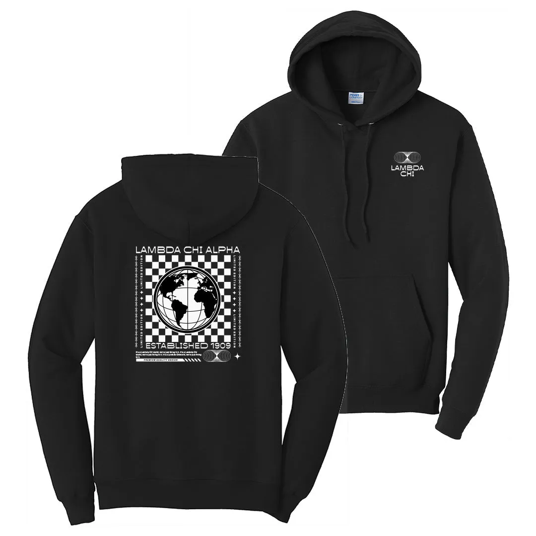 Lambda Chi Graphic Streetwear Hoodie