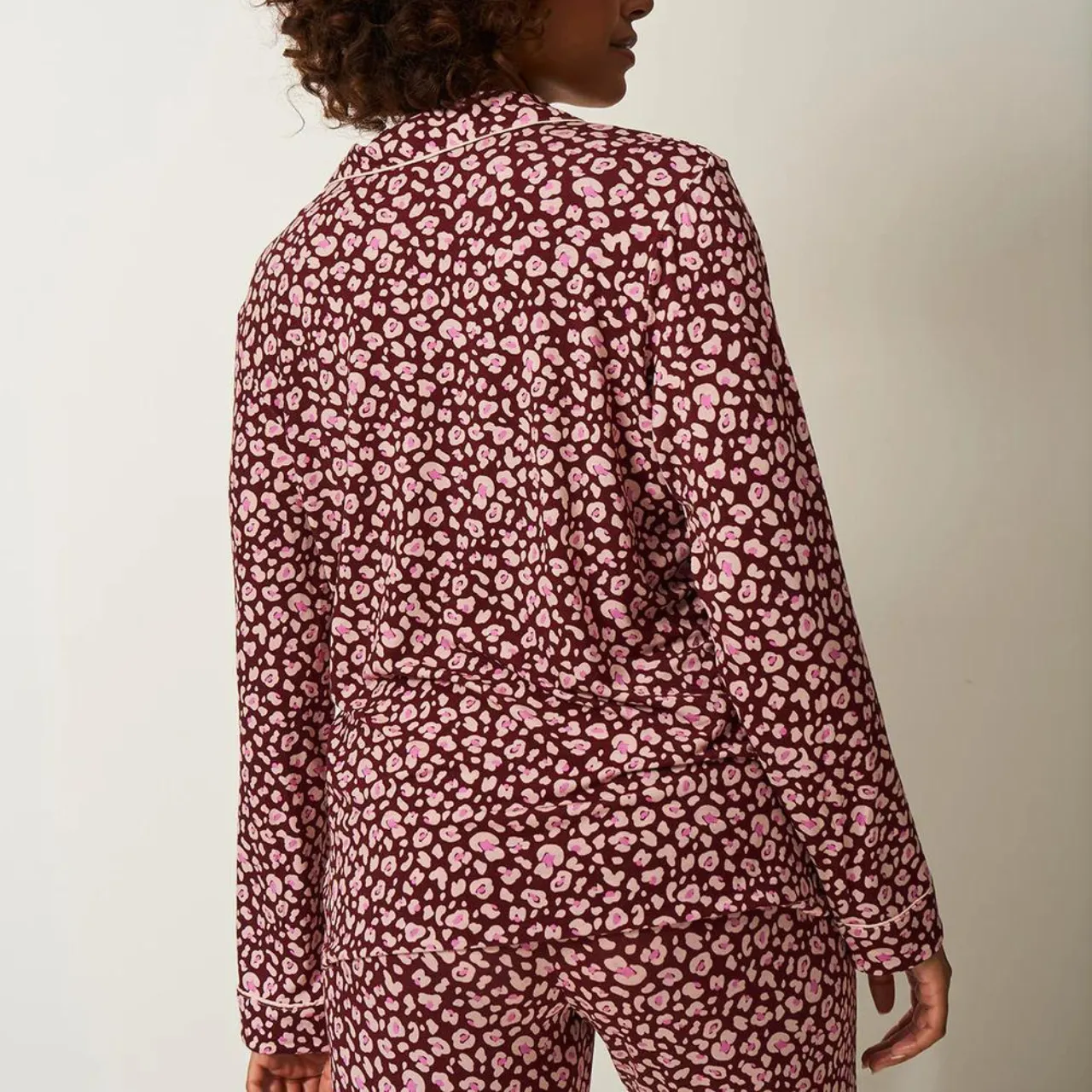 Long Pyjama Set - Rouge Leopard