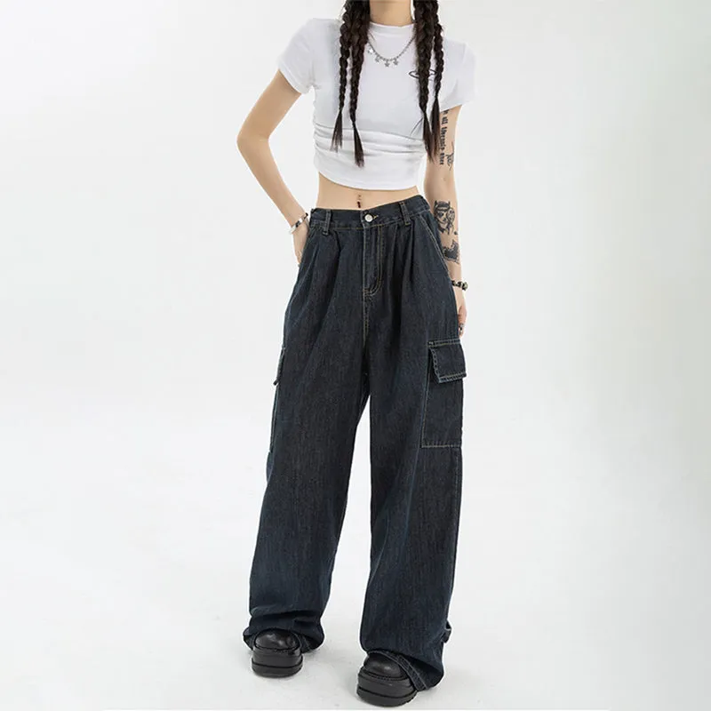 Low Waist Casual Baggy Cargo Pants