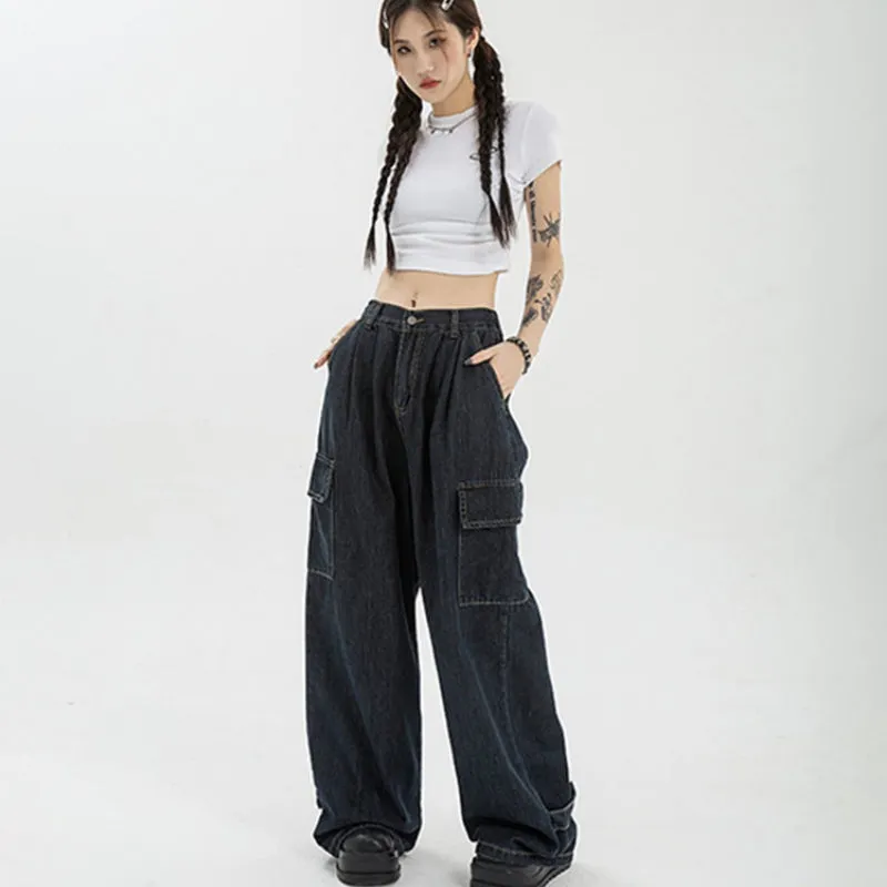 Low Waist Casual Baggy Cargo Pants