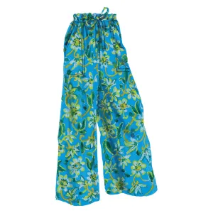 Marblehead Floral Linen Trousers