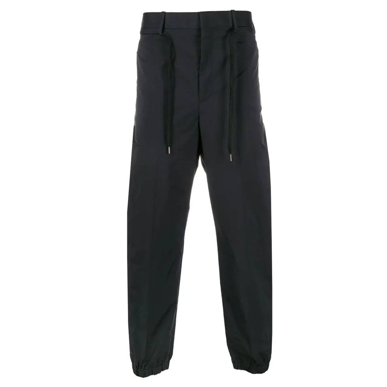 Neil Barrett Drawstring Waist Crépe Trousers