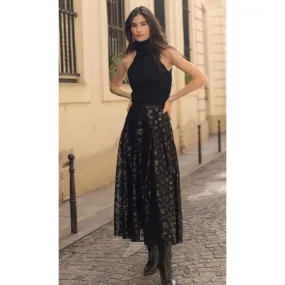 On Trend Long Skirt With Sequins