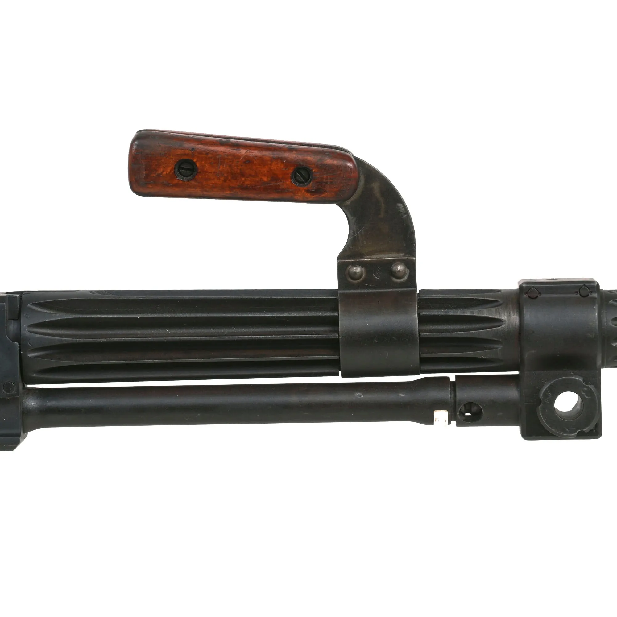 Original Cold War Polish SGMT Tanker Bow Mounted Display Machine Gun with Solenoid - dated 1963