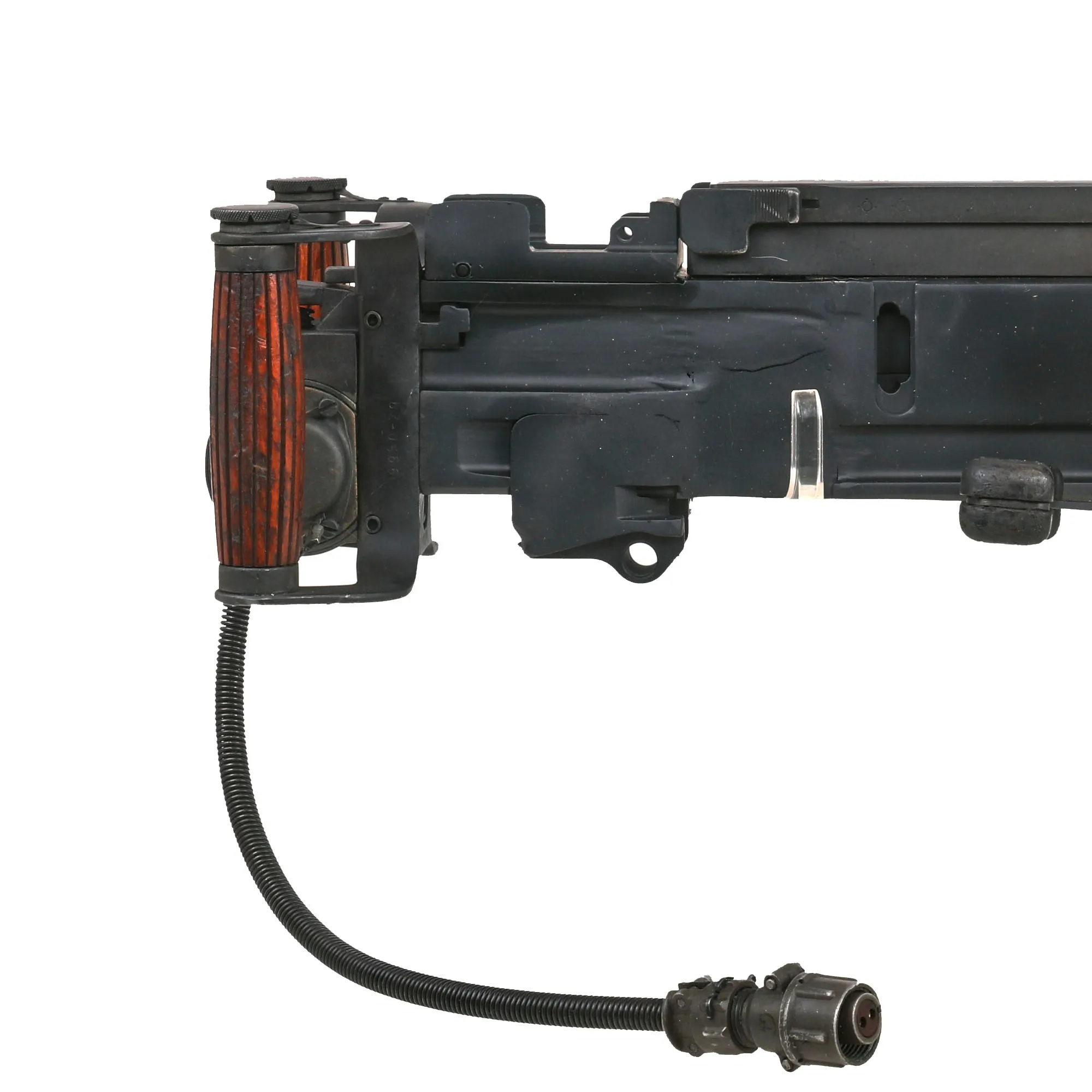 Original Cold War Polish SGMT Tanker Bow Mounted Display Machine Gun with Solenoid - dated 1963