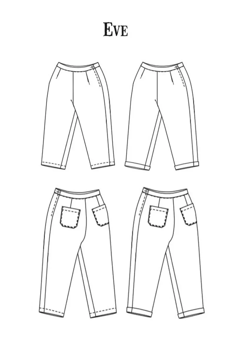 PDF Pattern - Eve Trousers | Merchant & Mills