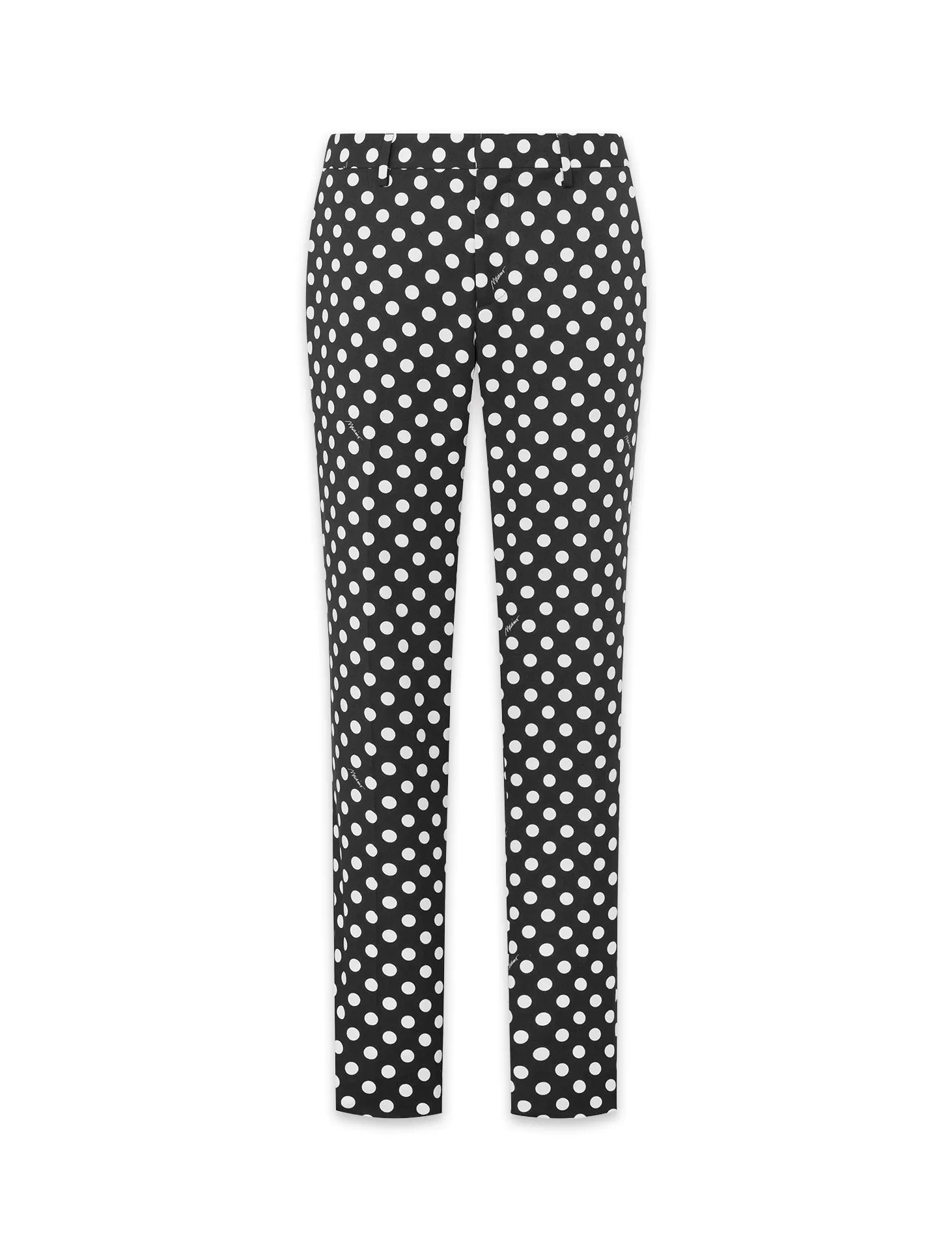 Polka Dot Slim Trousers