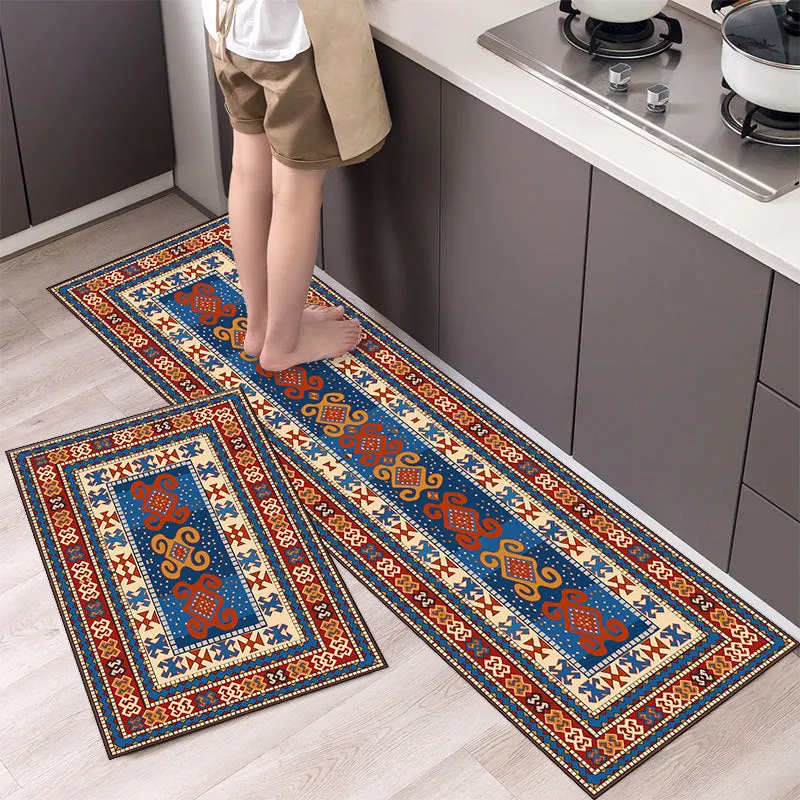 Premium Padded Anti slip Kitchen Mat Set-Balochi