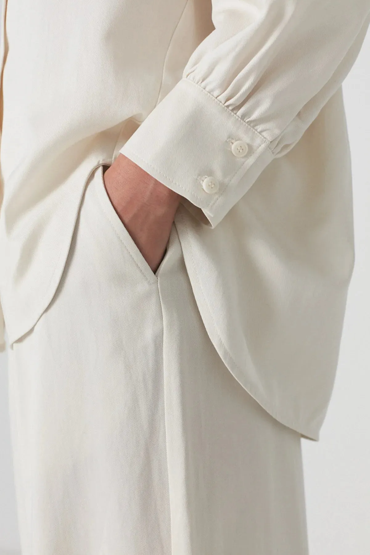 Rabens Saloner Elin Shirt in Ivory