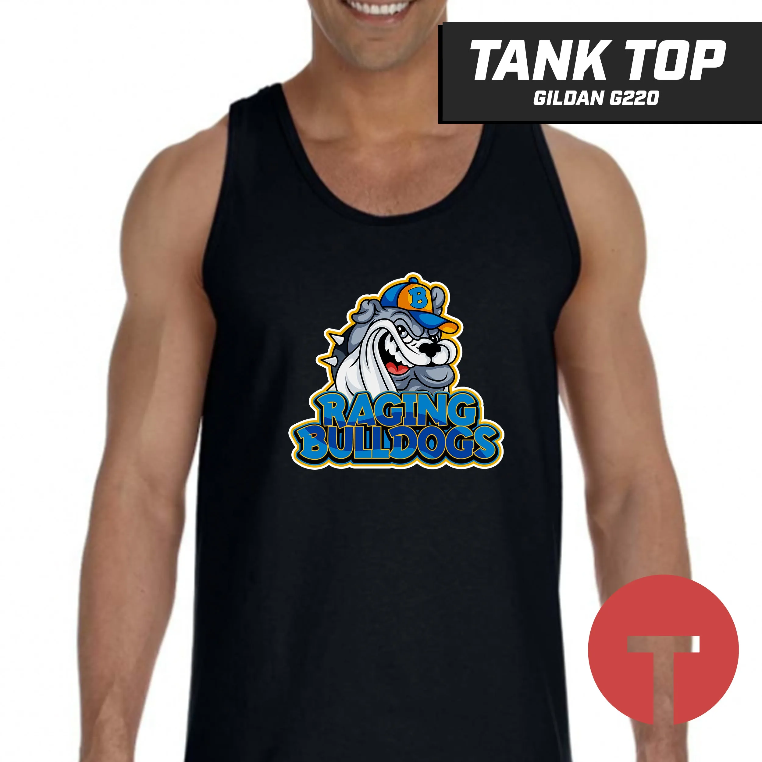 Raging Bulldogs - Tank Top Gildan G220