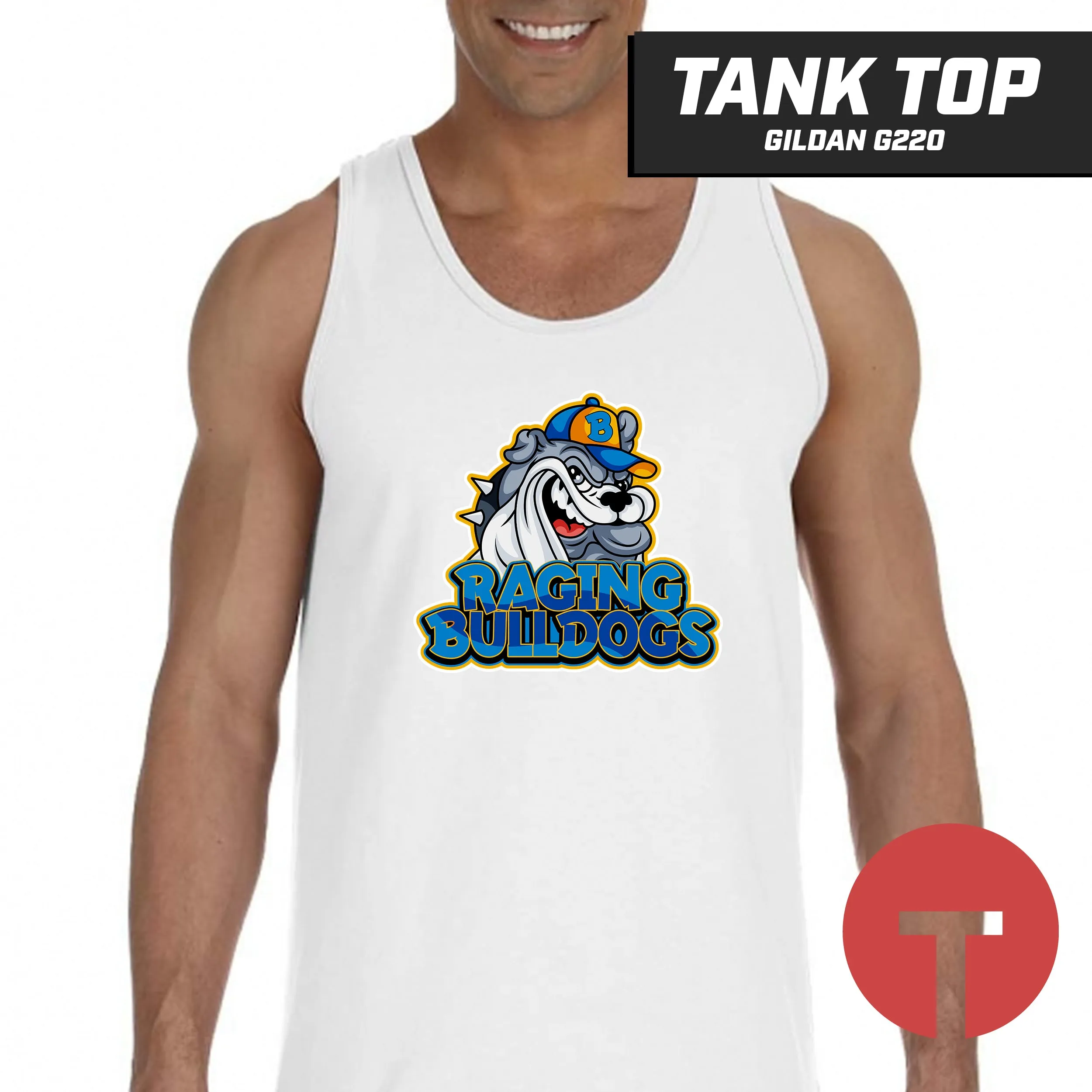 Raging Bulldogs - Tank Top Gildan G220