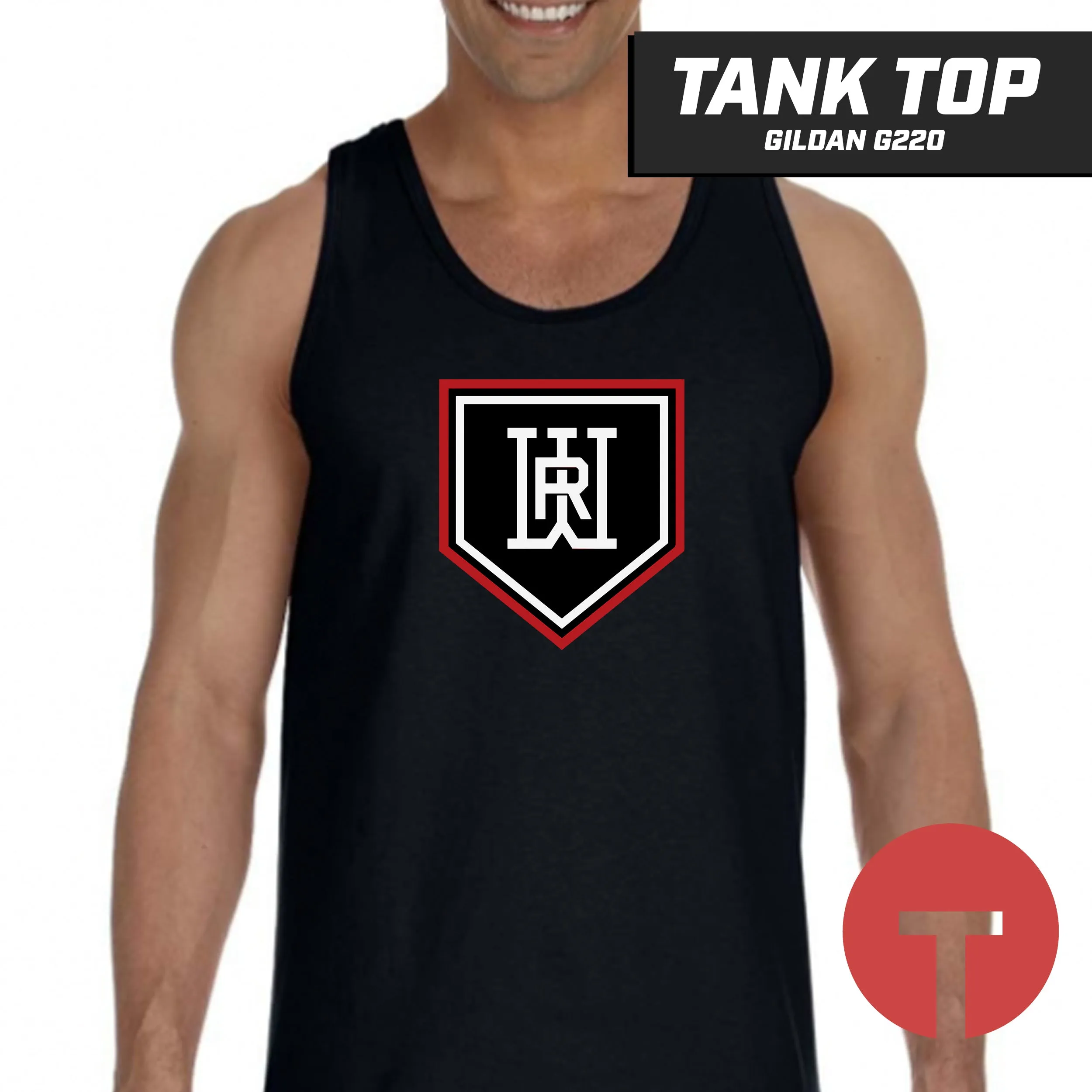 Rapids Baseball - Tank Top Gildan G220 - LOGO 5